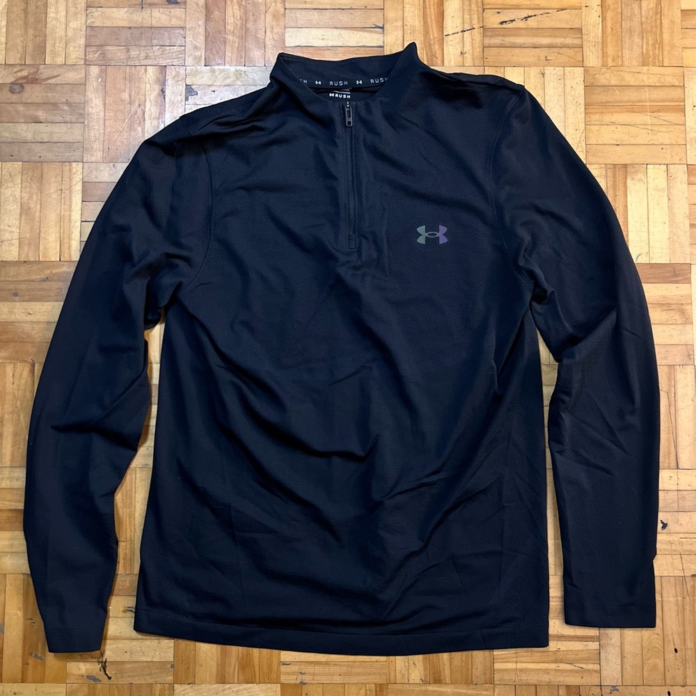 Under Armour Black Quarter Zip Pullover